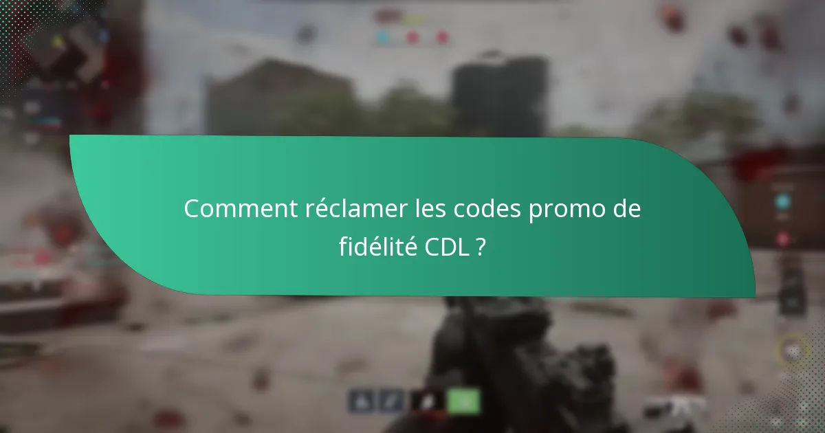 Comment réclamer les codes promo de fidélité CDL ?