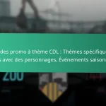Codes promo spéciaux CDL : Événements uniques, Cross-promotions, Collaborations