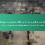 Codes promo saisonniers CDL : Thèmes de vacances, spécifiques à des événements, à durée limitée