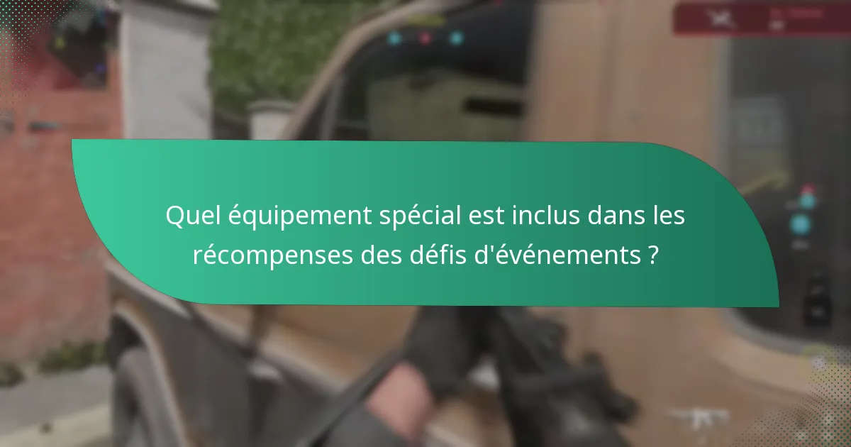 Quels objets d’opérateur les joueurs peuvent-ils débloquer grâce aux défis d’événements ?