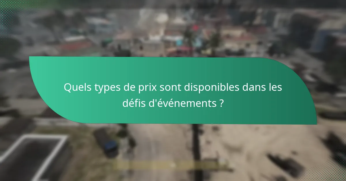 Comment les prix des défis d’événements se comparent-ils à d’autres événements promotionnels ?